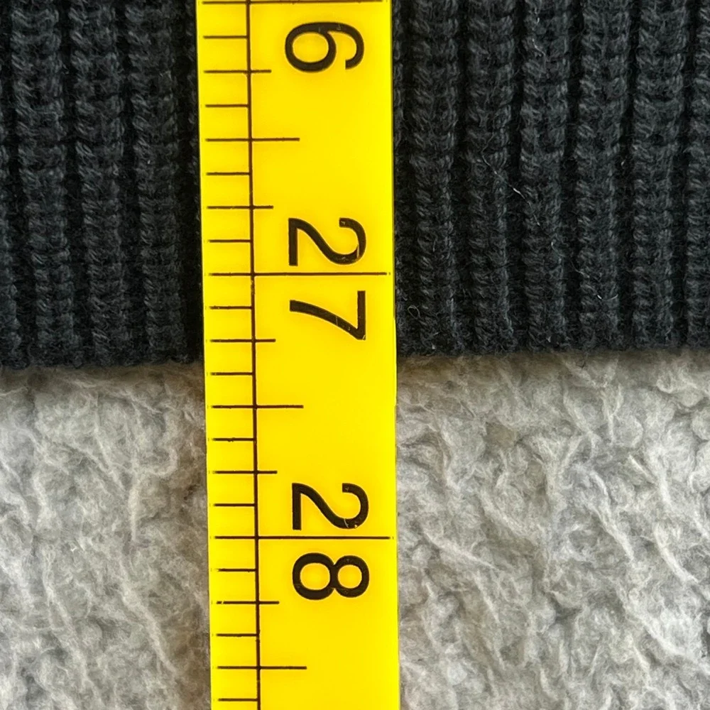 DKNY Jeans Men's Black‎ Ribbed Long Sleeve Sweater Size M VTG NWT